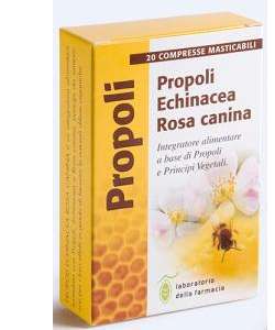 LABORATORIO DELLA FARMACIA PROPOLI ECHINACEA ROSA CANINA 20COMPRESSE