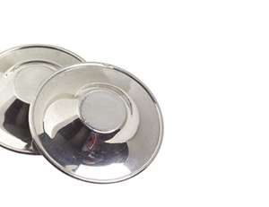 SILVER CAP COPPETTE IN ARGENTO COPRI CAPEZZOLI PER ALLATTAMENTO 2 PEZZI