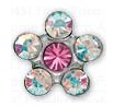 INVERNESS ORECCHINI FIORE CRYSTAL/ROSA GAMBO TITANIO R120ST