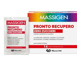 MASSIGEN PRONTO RECUPERO ZERO ZUCCHERI 14 BUSTINE