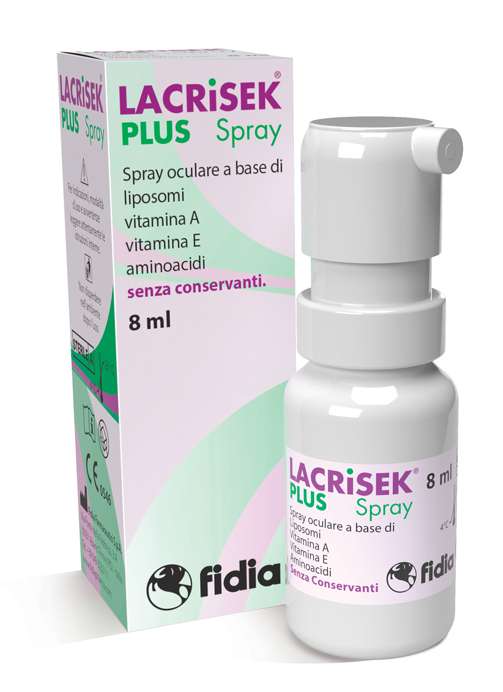 LACRISEK PLUS SPRAY SENZA CONSERVANTI SOLUZIONE OFTALMICA 8ML