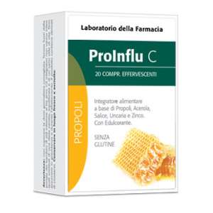 LABORATORIO DELLA FARMACIA PROINFLU C 20 COMPRESSE EFFERVESCENTI LINEA PROPOLI