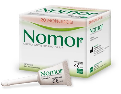 NOMOR CREMA ANTIEMORROIDARIA 20 TUBETTI MONODOSE DA 5 ML NOMOR CREMA ANTIEMORROIDARIA 20 TUBETTI MONODOSE DA 5 ML