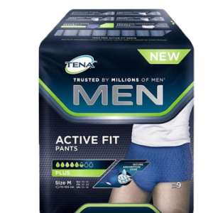 PULL UP UOMO TENA MEN PANTS ACTIVE FIT M 9 PEZZI