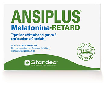 ANSIPLUS RETARD MELATONINA 20 COMPRESSE BISTRATO FAST SLOW 955 MG ANSIPLUS RETARD MELATONINA 20 COMPRESSE BISTRATO FAST SLOW 955 MG