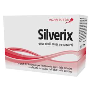 GARZA PERIOCULARE SILVERIX 14 PEZZI