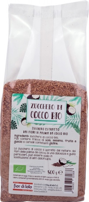 FIOR DI LOTO ZUCCHERO DI COCCO BIO 500 G FIOR DI LOTO ZUCCHERO DI COCCO BIO 500 G
