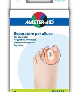 SEPARATORE DITA IN GEL MASTER-AID FOOTCARE PER ALLUCE SMALL2 PEZZI D1