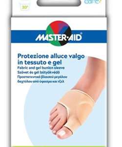 PROTEZIONE IN GEL E TESSUTO MASTER-AID FOOTCARE PER ALLUCE VALGO 1 PEZZO D5