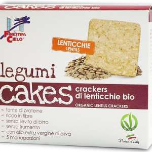 LEGUMICAKES-CRACKERS DI LENTICCHIE
