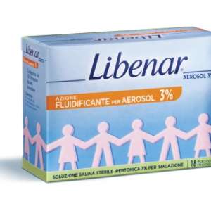 FIALE AEROSOL IPERTONICHE 3% LIBENAR 18 PEZZI