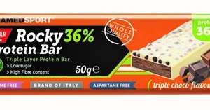 ROCKY 36% PROTEIN BAR TRIPLE CHOCO BOX DA 12 BARRETTE DA 50G