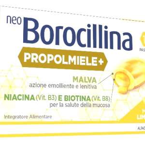 NEOBOROCILLINA PROPOLMIELE+ MIELE/LIMONE 16 PASTIGLIE