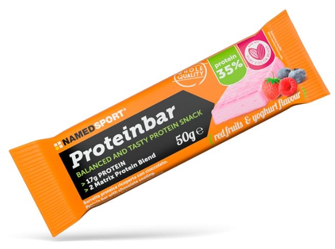 PROTEINBAR RED FRUITS & YOGHURT BARRETTA 50 G PROTEINBAR RED FRUITS & YOGHURT BARRETTA 50 G