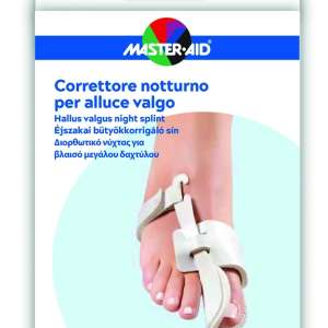 CORRETTORE NOTTE ALLUCE VALGO MASTER-AID FOOTCARE 36-43 2 PEZZI D10