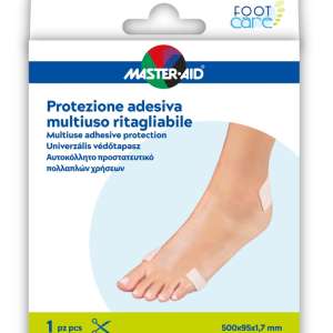PROTEZIONE ADESIVA MULTIUSO MASTER-AID FOOTCARE RITAGLIABILE50X9