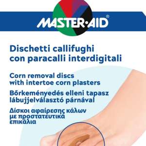 DISCHETTO CALLIFUGO 6 PEZZI + PARACALLO 6 PEZZI INTERDIGITALI MASTER-AID FOOTCARE B5