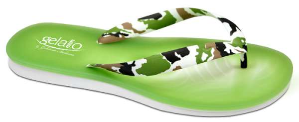 INFRADITO GELATO UOMO CON PLANTARE GEL CAMOUFLAGE/LIME 42/431 PAIO