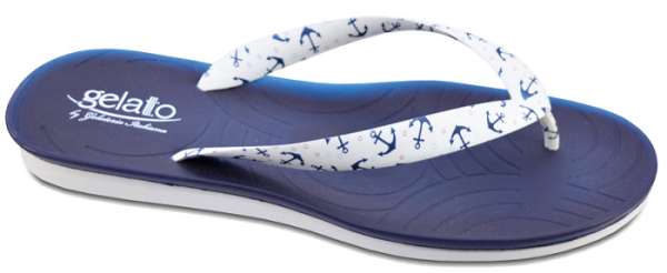 INFRADITO GELATO MAN ANCORE CON PLANTARE INDOSSABILE WHITE/BLUE 42/43