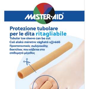 PROTEZIONE TUBOLARE MASTER-AID FOOTCARE RITAGLIABILE 15 CM 25 MM LARGE C8