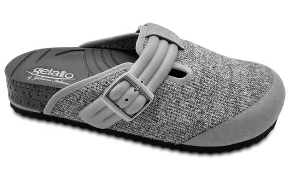 CALZATURA CON PLANTARE INDOSSABILE PUNTA CHIUSA WOODSTOCK SOFT MAN FELT 2.0 GREY 44/45