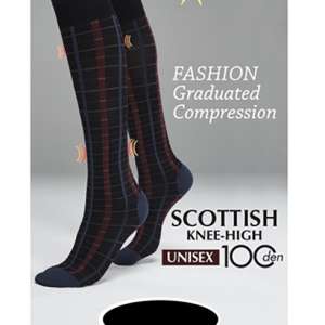 SCOTTISH KNEE-HIGH 100 UNISEX GAMBALETTO FANTASIA NERO XL