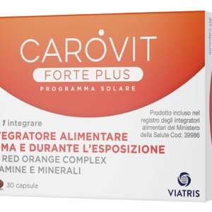 CAROVIT FORTE PLUS PROGRAMMA SOLARE 30 CAPSULE BL