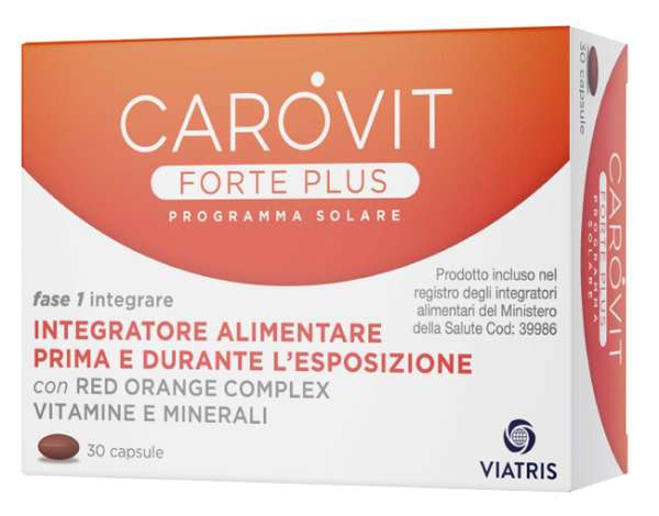 CAROVIT FORTE PLUS PROGRAMMA SOLARE 30 CAPSULE BL