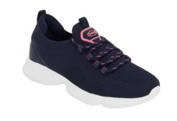 CALZATURA CAMDEN KNITTED TEXTILE WOMAN NAVY BLUE/FUCHSIA TECNOLOGIA MEMORY CUSHION MATERIALE TESSUTO + SIMILPELLE? FODERA TOMAIA SFODERATO FODERA SOTTOPIEDE TESSUTO 40 SS22