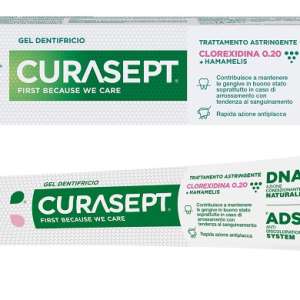 CURASEPT GEL DENTIFRICIO ADS DNA TRATTAMENTO ASTRINGENTE 75ML