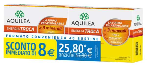AQUILEA ENERGIA TROCA&apos; BIPACK 40 BUSTINE