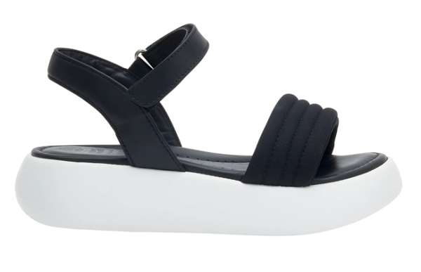 BOCA SANDAL STRAP TEXTILE+LEATHER WOMAN BLACK 40 MATERIALE TESSUTO+PELLE FODERA TOMAIA PELLE+TESSUTO SOTTOPIEDE PELLE SUOLA PU FITTING F ALTEZZA TACCO 15 COLLEZIONE SS23