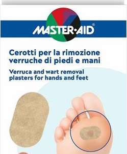 CEROTTO VERRUCHE MASTER-AID FOOTCARE PIEDI/MANI 16 PEZZI E4