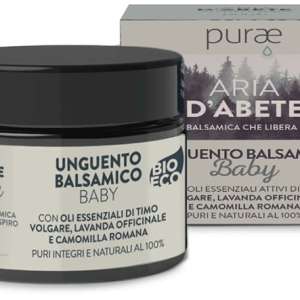 PURAE BALSAMICO UNGUENTO BABY CON OLIO ESSENZIALE ARIA D&apos;ABETE 50 ML