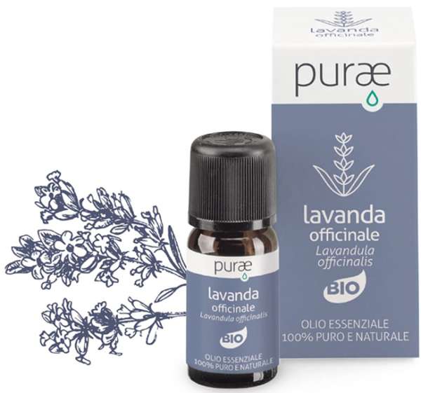 PURAE LAVANDA OFFICINALE BIO FIORI OLIO ESSENZIALE 10 ML