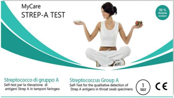 MYCARE STREP A TEST 1 PEZZO