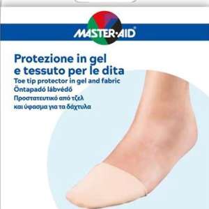 PROTEZIONE IN GEL E TESSUTO MASTER-AID FOOTCARE PUNTA DEI PIEDI 2 PEZZI C16