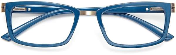 OCCHIALE DA LETTURA PREMONTATO TWINS PLATINUM LUGANO BLU +2