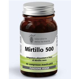 LABORATORIO DELLA FARMACIA MIRTILLO 500 40 COMPRESSE 44 G LINEA INTEGRAZIONE BASICA