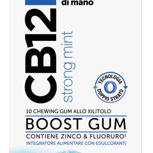 CB12 BOOST 10 CHEWING-GUM ZINCO E FLUORURO NEW FORMULATION