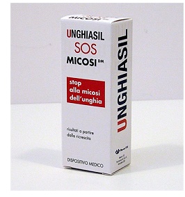 ANTIMICOTICO UNGHIASIL SOS MICOSI IN FLACONE DI VETRO 5 ML CON PENNELLO APPLICATORE + ASTUCCIO ANTIMICOTICO UNGHIASIL SOS MICOSI IN FLACONE DI VETRO 5 ML CON PENNELLO APPLICATORE + ASTUCCIO