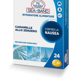 P6 NAUSEA CONTROL CARAMELLE ANTI NAUSEA VIAGGIO ALLO ZENZERO24 PEZZI