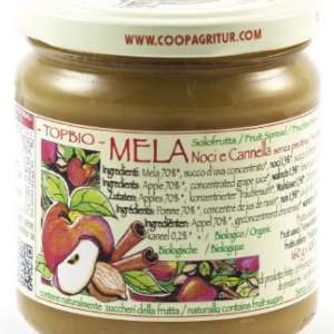TOPBIO AGRITUR COMPOSTA DI FRUTTA MELA NOCI E CANNELLA 210 G