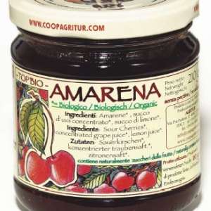 TOPBIO AGRITUR COMPOSTA DI FRUTTA AMARENA 210 G