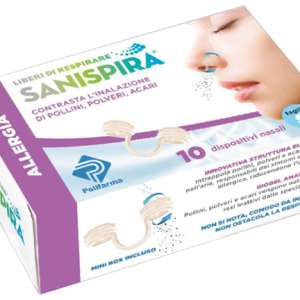 SANISPIRA ALLERGIA DISPOSITIVO NASALE 10 PEZZI TAGLIA L