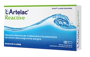 ARTELAC REACTIVE SOLUZIONE OFTALMICA MONODOSE 20 UNITA' DA 0 ARTELAC REACTIVE SOLUZIONE OFTALMICA MONODOSE 20 UNITA' DA 0