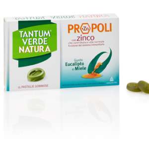 TANTUM VERDE NATURA PASTIGLIE GOMMOSE EUCALIPTO & MIELE 30 G