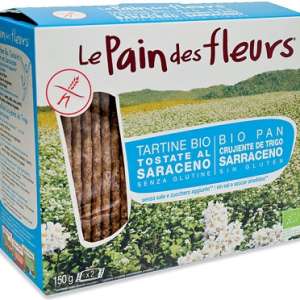 LE PAIN DES FLEURS TARTINE TOSTATE AL GRANO SARACENO SENZA SALE E SENZA ZUCCHERI AGGIUNTI BIOLOGICHE 150 G