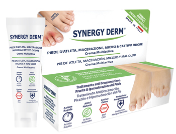 SYNERGY DERM CREMA PIEDE ATLETA MACERAZIONE SUDORE SYNERGY DERM CREMA PIEDE ATLETA MACERAZIONE SUDORE