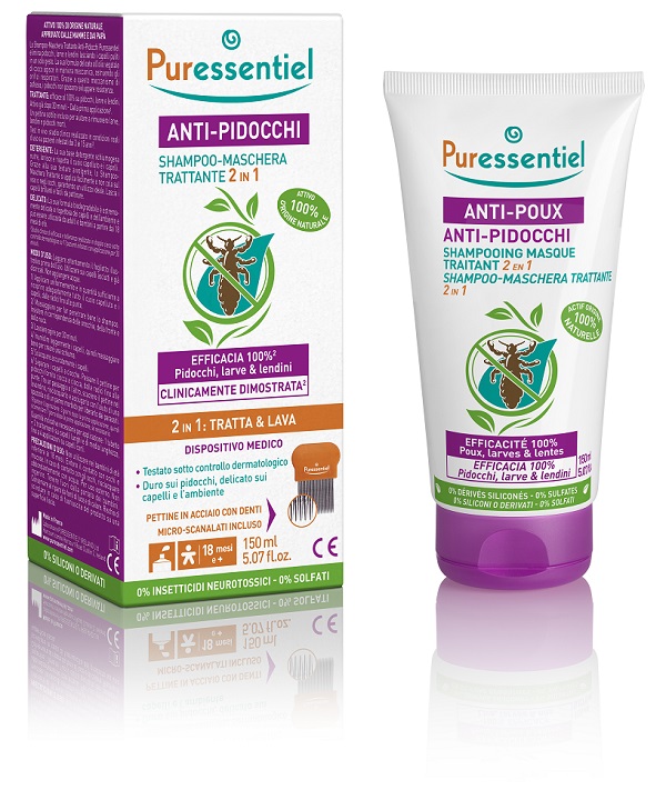 PURESSENTIEL SHAMPOO TRATTANTE ANTI-PIDOCCHI 150 ML PURESSENTIEL SHAMPOO TRATTANTE ANTI-PIDOCCHI 150 ML